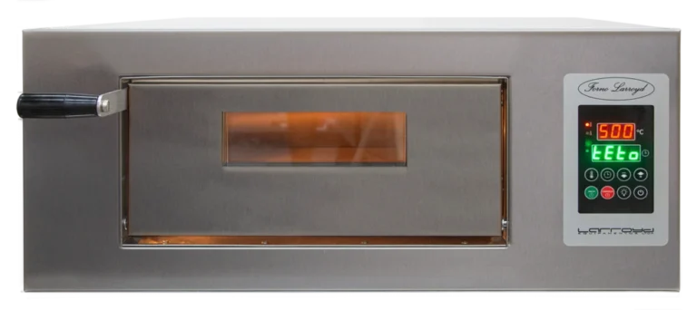 Forno de lastro profissional Larroyd para pizzaria com camara acesa